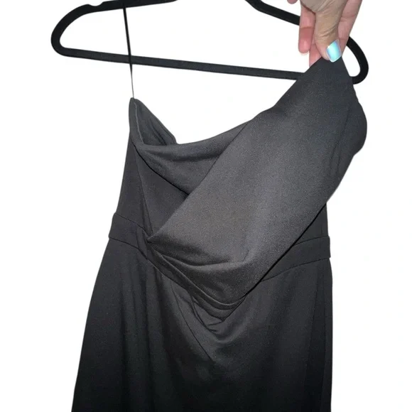 Fashion Nova Black One Shoulder Dress - Picture 4 of 7